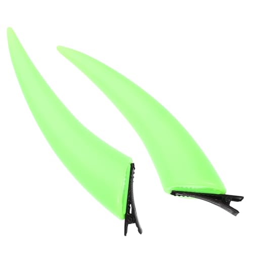 OSOLADY 1paar Halloween-hörner Haarspangen Für Damen Und Teenager Einzigartige Cosplay Haarschmuck Für Halloween Gothische Haaraccessoires Für Kreative Kostüme von OSOLADY