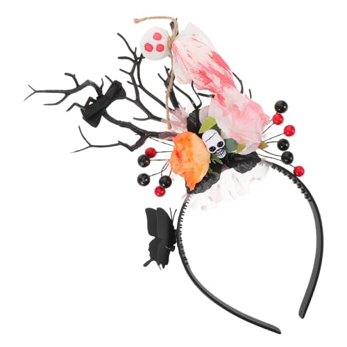 OSOLADY Halloween Haarreif mit Hirschgeweih Geist und Gruseliges Stirnband mit Schmetterling Leichtes Party Accessoire für Kostüm Cosplay und Tag der Toten Dekoration OSOLADY Halloween Haarreif mit Hirschgeweih Geist und Gruseliges Stirnband mit Schmetterling Leichtes Party Accessoire für Kostüm Cosplay und Tag der Toten Dekoration von OSOLADY