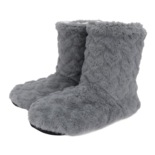 OSOLADY Haushalts bodenschuhe Winter Rutschfeste Gefütterte Tanzstiefel Hohe Indoor boots für Damen Warm Angenehm für Wohnzimmer und Schlafzimmer von OSOLADY