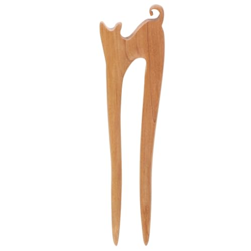 OSOLADY Holz Haarnadel Katzenform Stabiler Haarstab für Damen Dekorativer Haarforke für Lange Haare Retro Stil Haarschmuck Hält Dutt Sicher Geeignet für Alltag Party Hochzeit Langlebig OSOLADY Holz Haarnadel Katzenform Stabiler Haarstab für Damen Dekorativer Haarforke für Lange Haare Retro Stil Haarschmuck Hält Dutt Sicher Geeignet für Alltag Party Hochzeit Langlebig von OSOLADY