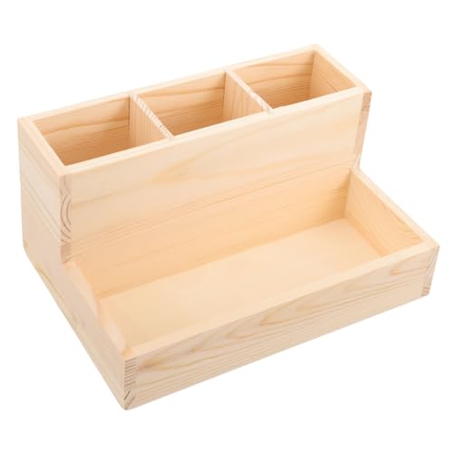 OSOLADY Holz Makeup Organizer Für Kosmetik Und Nail Tools Stilvoller Pinselhalter Und Aufbewahrungsbox Für Schreibtisch Und Schminktisch Für Nageldesign-liebhaber OSOLADY Holz Makeup Organizer Für Kosmetik Und Nail Tools Stilvoller Pinselhalter Und Aufbewahrungsbox Für Schreibtisch Und Schminktisch Für Nageldesign-liebhaber von OSOLADY