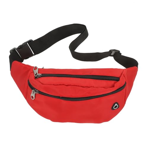 OSOLADY Hüfttasche für Damen modische Gürteltasche mit Mehreren kleinen Taschen Rot für Handys und Geldbörsen OSOLADY Hüfttasche für Damen modische Gürteltasche mit Mehreren kleinen Taschen Rot für Handys und Geldbörsen von OSOLADY
