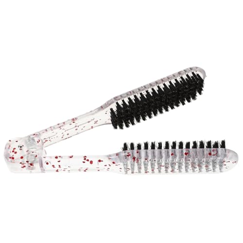 OSOLADY Kabellose Tragbare Glättbürste Doppelseitige Klemme Beush für Frauen Haarstyling-tool V-förmiges Design für Schwarzen Haarglätterkamm OSOLADY Kabellose Tragbare Glättbürste Doppelseitige Klemme Beush für Frauen Haarstyling-tool V-förmiges Design für Schwarzen Haarglätterkamm von OSOLADY