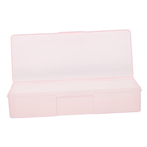 OSOLADY Transparente Nagelwerkzeugbox Aus Kompakter Aufbewahrungs-organizer Für Nagelkunstbedarf Tragbare Organizer-box Für Nagelzubehör Stauraumbehälter Für Nagelwerkzeuge Und von OSOLADY