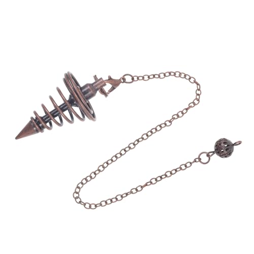 OSOLADY Kegelförmiger Hohlmetall Anhänger Dekorativer Wahrsage Anhänger für Schmuck Hautsympathisch und Zart für Männer und Frauen von OSOLADY