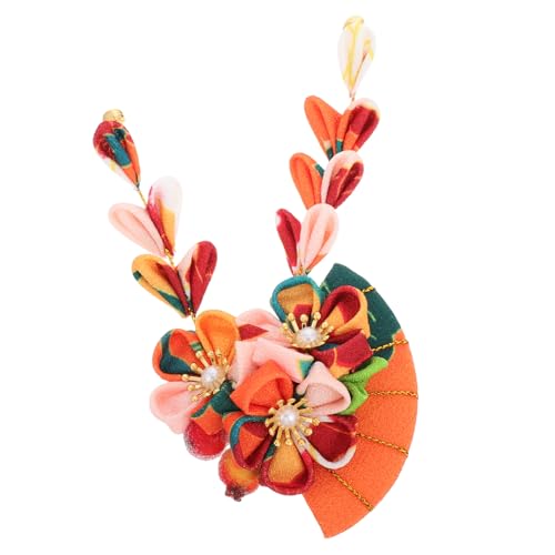 OSOLADY Elegante Haarspange Mit Blumenquaste Japanisches Accessoire Für Damen Für Braut Cosplay Hochzeitsfeier von OSOLADY