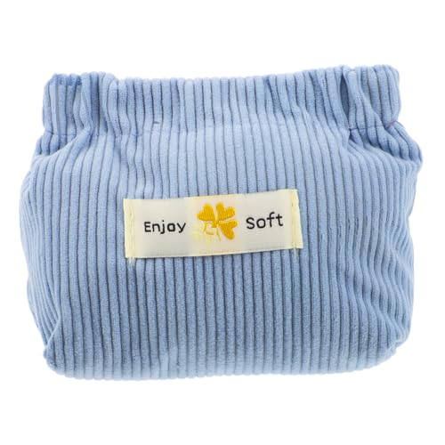 OSOLADY Kosmetiktasche Aus Cord Für Damen Reise-Organizer-Tasche Kleine Aufbewahrungstasche Für Make-up Und Lippenstifte Tragbar Und Praktisch von OSOLADY