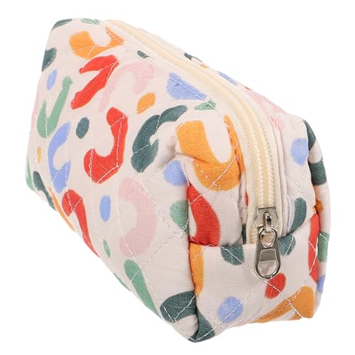 OSOLADY Kleine Kosmetiktasche aus Canvas Tragbare Make Up Tasche Reißverschlusstasche für Damen für Toilettenartikel und Kosmetik Vielseitige Kulturtasche OSOLADY Kleine Kosmetiktasche aus Canvas Tragbare Make Up Tasche Reißverschlusstasche für Damen für Toilettenartikel und Kosmetik Vielseitige Kulturtasche von OSOLADY