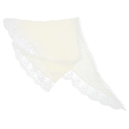 OSOLADY Kopfbedeckung Spitze Blume Kopftuch Dreieckstuch Damen Mädchen Bandana Haar Bandana Schal von OSOLADY