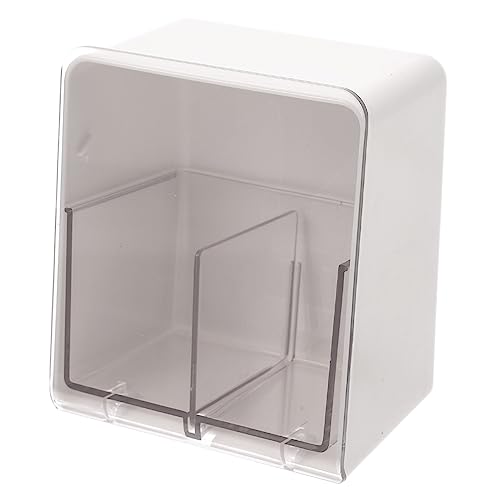 OSOLADY Kosmetikaufbewahrungsbox Mit Fächern Transparenter Organizer-box Aufbewahren Von Wattestäbchen Und Make-up-pads Für Badezimmer Und Wohnzimmer von OSOLADY