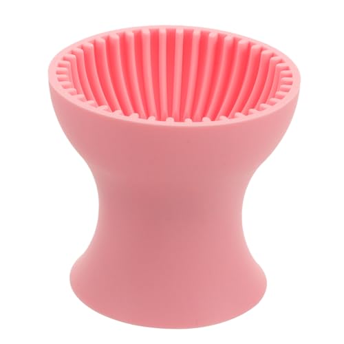 OSOLADY Kosmetikpinselreinigungsbecher Aus Silikon Tragbarer Make-up-pinsel-reiniger Kleiner Kosmetikpinsel-reiniger Für Damen Make-up-reinigungswerkzeug Make-up-reiniger-halter Für Unterw von OSOLADY