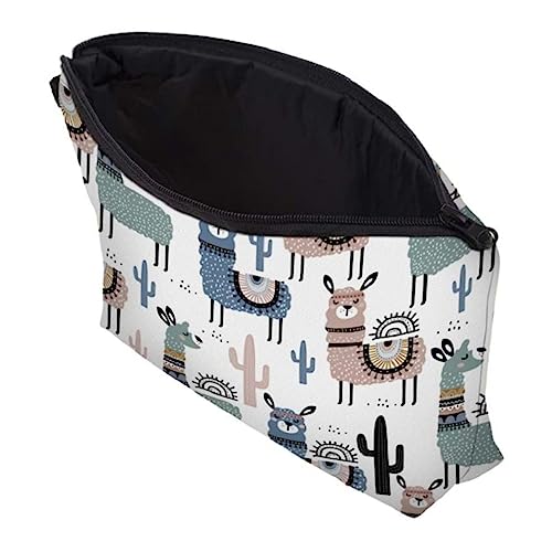 OSOLADY Kosmetiktasche Damen Multifunktionale Reise Aufbewahrungstasche mit Reißverschluss Große Digitaldruck Organizer für Kosmetik und Toilettenartikel von OSOLADY