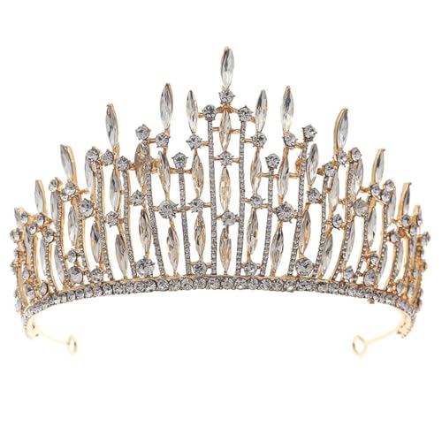 OSOLADY Kristallkrone Haarband für Bräute Zartes Leichtes Hochzeitsstirnband aus Langlebigen Legierungsmaterialien Eleganter Kopfschmuck für Damen OSOLADY Kristallkrone Haarband für Bräute Zartes Leichtes Hochzeitsstirnband aus Langlebigen Legierungsmaterialien Eleganter Kopfschmuck für Damen von OSOLADY