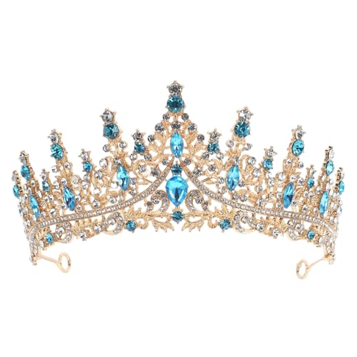 OSOLADY Kristallkrone für Damen Haarschmuck im Europäischen Barockstil für Hochzeiten Geburtstagsfeiern und Abschlussbälle von OSOLADY