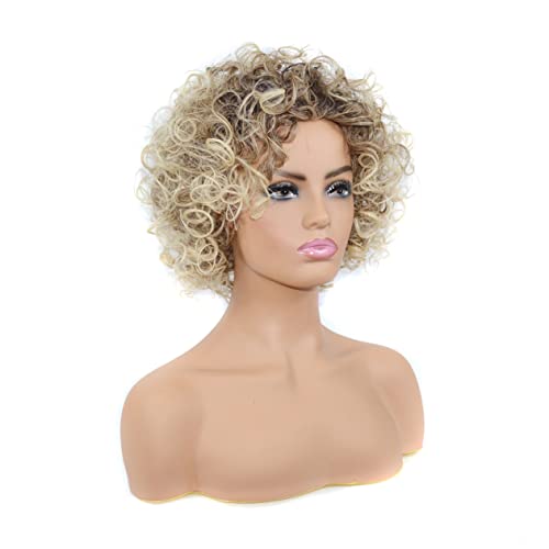 OSOLADY Kurze Afro Perücke aus Hochtemperaturbeständigem Synthetikhaar für Damen Kopfbedeckung für Täglichen Gebrauch für Mottopartys und Cosplay OSOLADY Kurze Afro Perücke aus Hochtemperaturbeständigem Synthetikhaar für Damen Kopfbedeckung für Täglichen Gebrauch für Mottopartys und Cosplay von OSOLADY