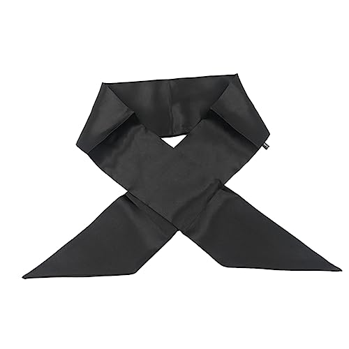 OSOLADY Langes Kopftuch Kopfbedeckung Rutschfeste Front Perücke Haarwickel Perücken Griffbänder Für Damen Damen (schwarz) von OSOLADY