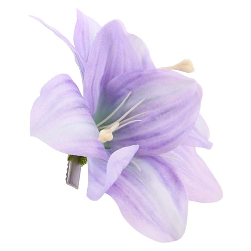 OSOLADY Lily Flower Haarklammer Kunstblumen Haaraccessoire im Hawaii Stil Eleganter Haarclip für Damen Tragbar und Vielseitig für Strandpartys und Festivals OSOLADY Lily Flower Haarklammer Kunstblumen Haaraccessoire im Hawaii Stil Eleganter Haarclip für Damen Tragbar und Vielseitig für Strandpartys und Festivals von OSOLADY