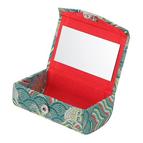 OSOLADY Lippenstiftetui für Damen Chinesischer Lippenstifthalter Vintage Make Up Organizer für Handtasche Tragbares Lippenstift Reiseetui Kompakt und Niedlich von OSOLADY