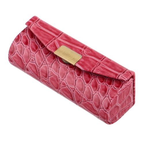 OSOLADY Lippenstiftetui mit Spiegel Tragbare Lippenstift Aufbewahrungsbox Rechteckig Make Up Reiseetui für Damen Knopfverschluss Kosmetik Organizer für Unterwegs OSOLADY Lippenstiftetui mit Spiegel Tragbare Lippenstift Aufbewahrungsbox Rechteckig Make Up Reiseetui für Damen Knopfverschluss Kosmetik Organizer für Unterwegs von OSOLADY