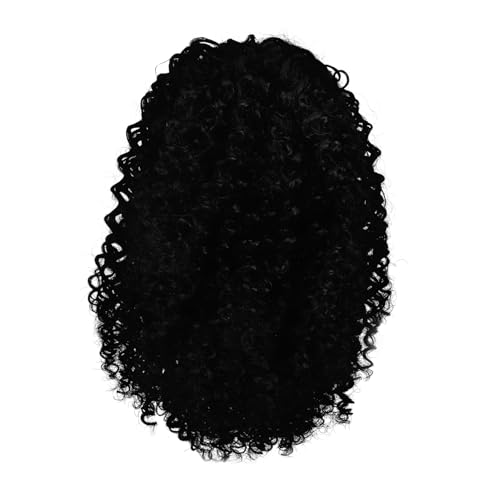 OSOLADY Human Hair Ponytail Extension Lockige Hochsteckfrisur Für Frauen Einfache Anwendung Mit Kordelzug Natürlich Aussehende Haarverlängerung Für Voluminöse Looks von OSOLADY