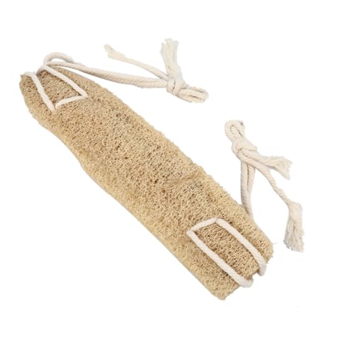 OSOLADY Luffa-badetuch Schrubben Peeling-luffa Waschmaschine Zurück Hintere Unterlegscheibe Peeling-waschlappen Haut Luffa-peeling Badzubehör Badewäsche Natürliche Pflanzenfaser Beige von OSOLADY