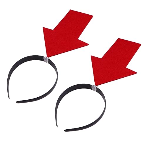 OSOLADY Lustige Pfeilspitzen-haarspange Zum Flechten 2 Stück Haarband in Pfeilspitzenform für Modische Haar-accessoires Stirnband mit Pfeilspitze für Erwachsene und Jungen und Mädchen von OSOLADY