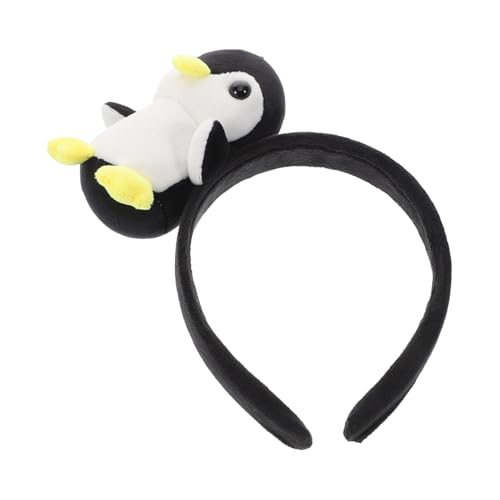 OSOLADY Pinguin-plüsch Stirnband Stirnband Für Veranstaltungen Haarschmuck Für Erwachsene Geburtstag Party-zubehör Plüsch Kopfbedeckung von OSOLADY
