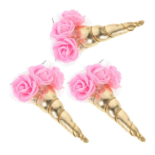 OSOLADY Mädchen Horn Haarspangen 3er Set Modische Haar-accessoires Dekoratives Haar Für Und Sanfte Materialien OSOLADY Mädchen Horn Haarspangen 3er Set Modische Haar-accessoires Dekoratives Haar Für Und Sanfte Materialien von OSOLADY