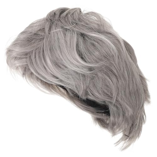 OSOLADY Men Kurzhaar Perücke Atmungsaktiver Haarnetz Für Cosplay Partys Alltag Modisches Design Für Selbstbewusstsein Stil Vielseitig Für Männer Jeden Alters von OSOLADY