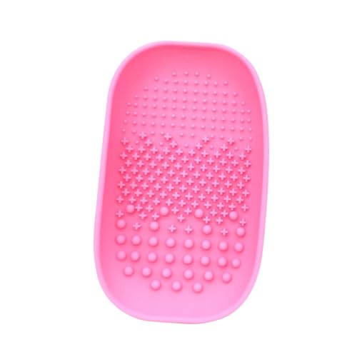 OSOLADY Make Up Pinselreinigungsplatte Silikon Handheld Pinsel Reinigungspad für Effektive Klein und Praktisch für Frauen OSOLADY Make Up Pinselreinigungsplatte Silikon Handheld Pinsel Reinigungspad für Effektive Klein und Praktisch für Frauen von OSOLADY