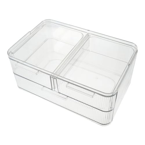 OSOLADY Make-up-aufbewahrungs-organizer Aus Acryl: Transparenter Kosmetikhalter Mit Schubladen Für Lippenstifte Und Schönheitsprodukte – Aufbewahrungskoffer Für Schminktisch Und von OSOLADY