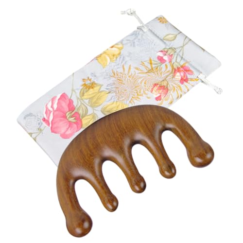 OSOLADY Massagekamm Aus Natürlichem Holz Breiter Zahnkamm Für Kopfhautmassage Und Entspannung Für Frauen Und Männer Mit Hochwertiger Verarbeitung Und Einzigartigem Design von OSOLADY