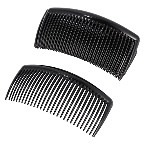 OSOLADY Material Haarkämme 24-teiliges Set 27-zahn-seitenkämme Aus Kunststoff Sanft Zum Haar Schwarzes Styling-tool Für Frauen OSOLADY Material Haarkämme 24-teiliges Set 27-zahn-seitenkämme Aus Kunststoff Sanft Zum Haar Schwarzes Styling-tool Für Frauen von OSOLADY