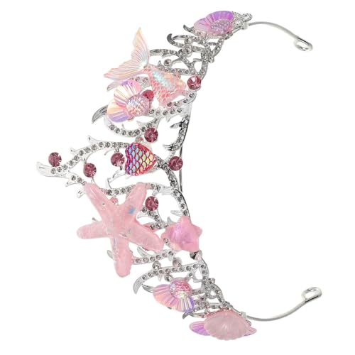 OSOLADY Mermaid Krone Mit Muschel-design Funkelndes Haarband Für Mädchen Und Meerjungfrauen-accessoire Für Strandpartys Und Geburtstagsfeiern OSOLADY Mermaid Krone Mit Muschel-design Funkelndes Haarband Für Mädchen Und Meerjungfrauen-accessoire Für Strandpartys Und Geburtstagsfeiern von OSOLADY