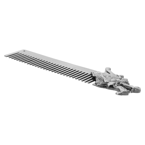 OSOLADY Metal Bartkamm Aus Zinklegierung Mit Feinen Zähnen Antistatischer Hitzebeständiger Kamm Für Männer Zum Stylen Und Frisieren Von Haar Und Bart Robuste Konstruktion Für OSOLADY Metal Bartkamm Aus Zinklegierung Mit Feinen Zähnen Antistatischer Hitzebeständiger Kamm Für Männer Zum Stylen Und Frisieren Von Haar Und Bart Robuste Konstruktion Für von OSOLADY