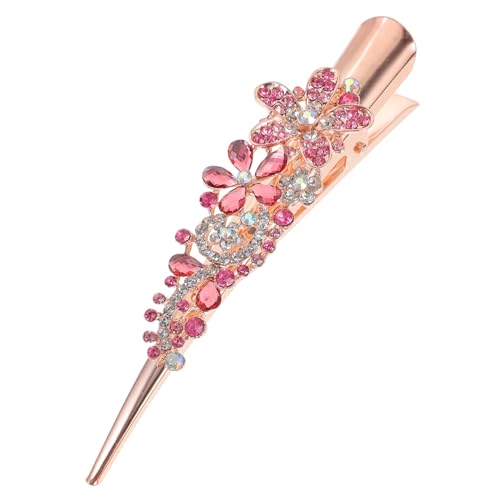 OSOLADY Metall Haarklammer Damen mit Kristallverzierung Robuster Haarschmuck für Ponytail Vielseitige Haarspange für Hochzeit Geburtstag Abschlussfeier Design in Rot OSOLADY Metall Haarklammer Damen mit Kristallverzierung Robuster Haarschmuck für Ponytail Vielseitige Haarspange für Hochzeit Geburtstag Abschlussfeier Design in Rot von OSOLADY