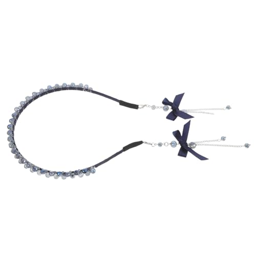 OSOLADY Modisches Stirnband Für Damen Und Mädchen Dekoratives Haar Accessoire Mit Quaste Und Strasssteinen Ideal Für Alle Anlässe von OSOLADY