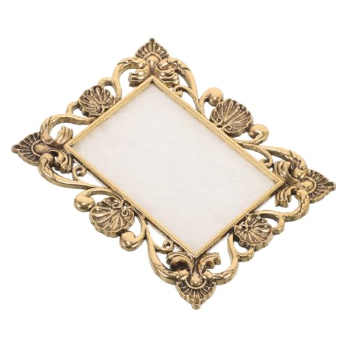 OSOLADY Nagelpalette Foundation-Paletten Make-up-Platte Farbmischpigmentschale kosmetische Platte nagellack palette nailing tool Nailart-Palette für Frauen Nagellackpalette Harz Golden von OSOLADY
