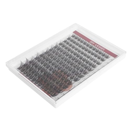 OSOLADY Natürliche dicke falsche Wimpern -Set einzelne Wimpernbüschel für Frauen einfache Anwendung realistisch lang und voll tragbares Make-up-Tool von OSOLADY