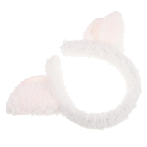 OSOLADY Niedliches Schafohr Stirnband aus Weichem Plüsch für Mädchen Japanischer Stil für Bauernhofpartys und Gesichtswaschen Vielseitiges Haaraccessoire mit Tierischen Ohren OSOLADY Niedliches Schafohr Stirnband aus Weichem Plüsch für Mädchen Japanischer Stil für Bauernhofpartys und Gesichtswaschen Vielseitiges Haaraccessoire mit Tierischen Ohren von OSOLADY