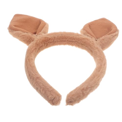 OSOLADY Lustiges Party-stirnband Stirnband Tiere Känguru Ohr Haarreif Für Frauen Und Ädchen Niedliches Tierohren Stirnband Cosplay Zubehör Für Kostüme Ideal Für Partys Und Anlässe Tiefbraun von OSOLADY