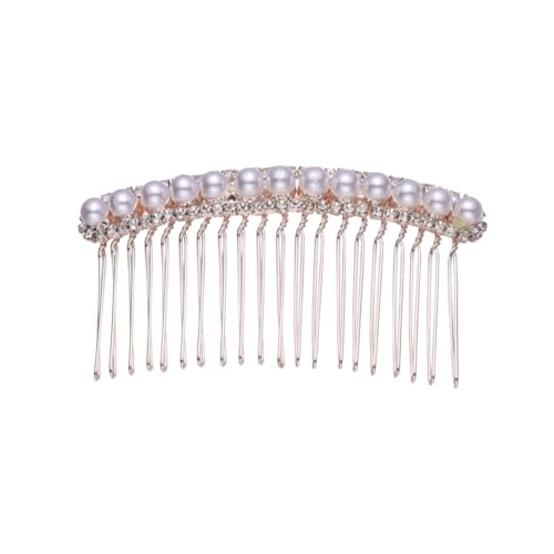 OSOLADY Perlen Haarkamm für Braut Legierungskamm mit Strass Hochzeit Haaraccessoire Dekorativer Kamm für Besondere Anlässe Brautjungfern Schmuck OSOLADY Perlen Haarkamm für Braut Legierungskamm mit Strass Hochzeit Haaraccessoire Dekorativer Kamm für Besondere Anlässe Brautjungfern Schmuck von OSOLADY