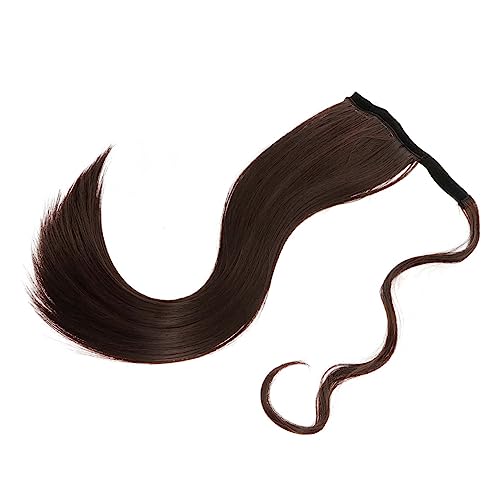 OSOLADY Perücke Pferdeschwanz Dunkelbrauner Fälschung Eisstockschießen Lockig Haarstücke Locken Wellig Lang Damen Perücken Welle Hitze Hochtemperaturdraht OSOLADY Perücke Pferdeschwanz Dunkelbrauner Fälschung Eisstockschießen Lockig Haarstücke Locken Wellig Lang Damen Perücken Welle Hitze Hochtemperaturdraht von OSOLADY