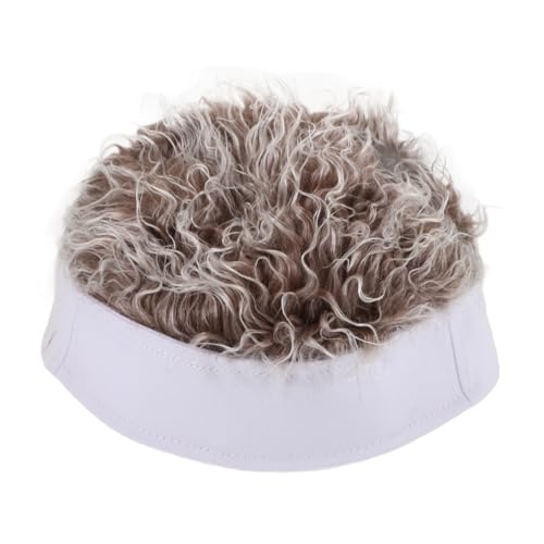 OSOLADY Perückenkappe Mit Stacheln Lustiger Hut Party Perücke Schirmmütze Schirmmütze Baseballmütze Neuartiger Haarhut Perückenschirm Stirnband Künstlicher Hut Mit Haaren von OSOLADY