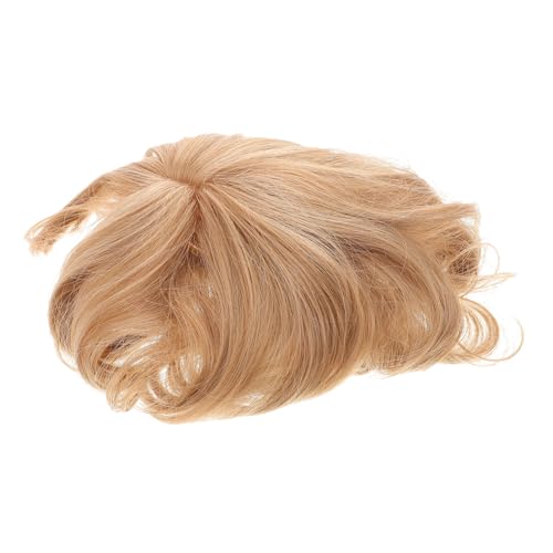 OSOLADY Perückenoberteil Haarzubehör Haaraufsatz Aufsatz Damen Haaraufsatz Echthaaraufsatz Haaraufsatz Verlängerung Künstlicher Haaraufsatz Weibliches Zubehör Goldener OSOLADY Perückenoberteil Haarzubehör Haaraufsatz Aufsatz Damen Haaraufsatz Echthaaraufsatz Haaraufsatz Verlängerung Künstlicher Haaraufsatz Weibliches Zubehör Goldener von OSOLADY