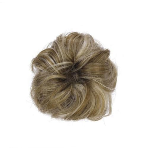 OSOLADY Pferdeschwanz Haarverlängerung mit Elastischem Scrunchie Wellenförmige Synthetische Haarteile für Damen für Partys und Besondere Anlässe Leicht Anzuziehen von OSOLADY