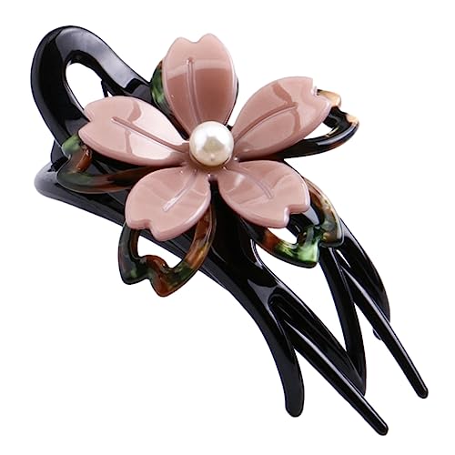 OSOLADY Pferdeschwanz-haarspange Rutschfeste Acryl-haarspange Mit Blumenmuster Zartem Für Damen Für Alltag Partys Und Reisen Passend Für Verschiedene Haararten Und Stile OSOLADY Pferdeschwanz-haarspange Rutschfeste Acryl-haarspange Mit Blumenmuster Zartem Für Damen Für Alltag Partys Und Reisen Passend Für Verschiedene Haararten Und Stile von OSOLADY
