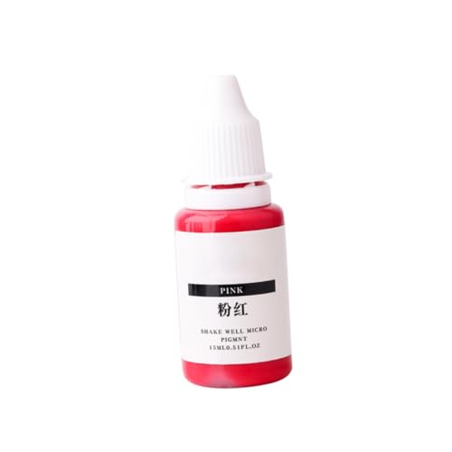 OSOLADY Pigmentset Für Lippenkonturen Professionelle Tinte Für Augenbrauen Eyeliner Lippen Wasserfestes Make up Hochpigmentierte Farben Für Selbstgemacht Schönheitsanwendungen Rosa von OSOLADY