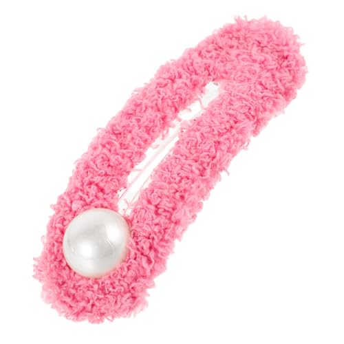OSOLADY Plüsch Haarspange Für Mädchen Retro Haarspangen Mit Simulationsperlen Entzückender Plüsch Haarschmuck Koreanisches Haar Accessoire OSOLADY Plüsch Haarspange Für Mädchen Retro Haarspangen Mit Simulationsperlen Entzückender Plüsch Haarschmuck Koreanisches Haar Accessoire von OSOLADY