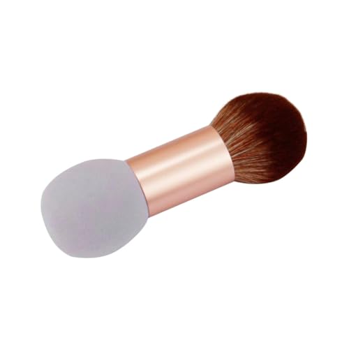 OSOLADY Praktischer Doppelköpfiger Make-up-pinsel Für Frauen Vielseitiger Kosmetikpinsel Mit Feinen Sanften Borsten Und Robustem Griff Für Blush Und Foundation Tragbar Und Leicht von OSOLADY